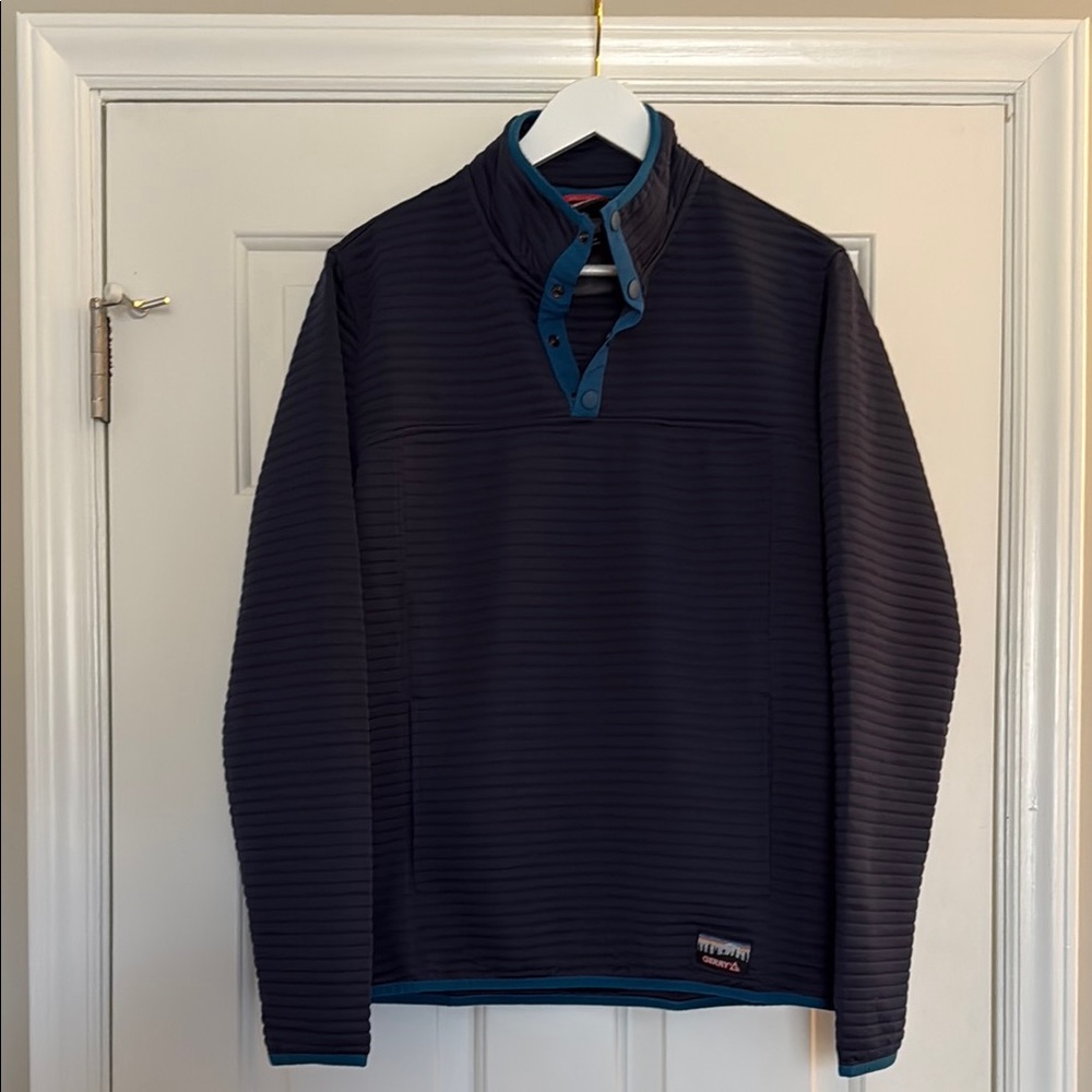 Gerry Weber Quilted Navy Jacket with Teal Trim